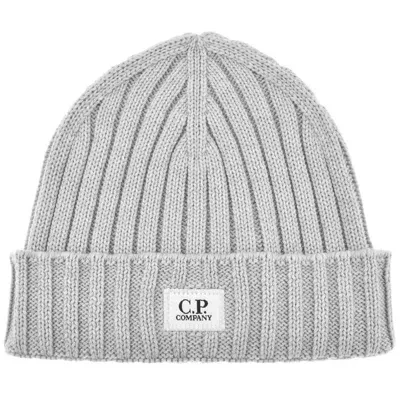 C P Company Cp Company Merino Wool Beanie Hat Grey