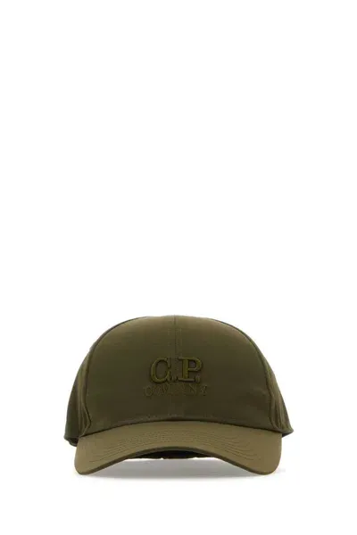 C.p. Company Hats In Green