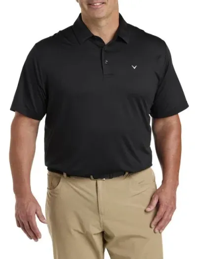 Callaway Swing Tech Polo Shirt In Caviar