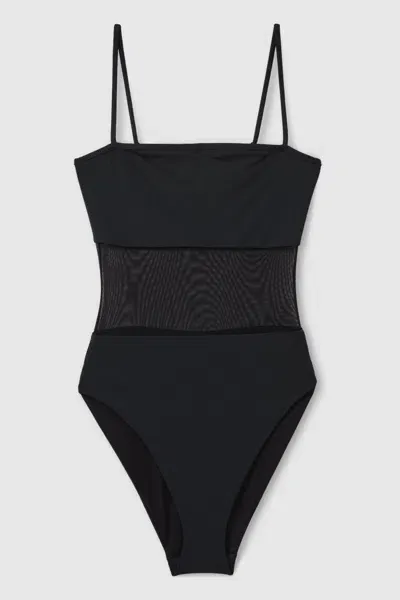 Calvin Klein Black Underwear Mesh Swimsuit