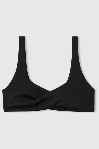 Calvin Klein Black Underwear Twist Detail Bikini Top