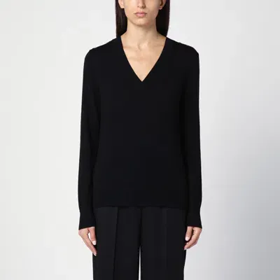 Calvin Klein Black Wool Jumper