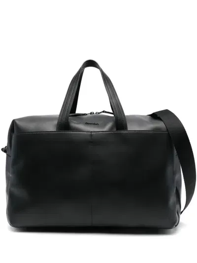 Calvin Klein Clean Essential Weekender Holdall In Black