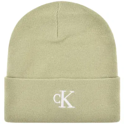 Calvin Klein Jeans Embroidered Beanie Grey