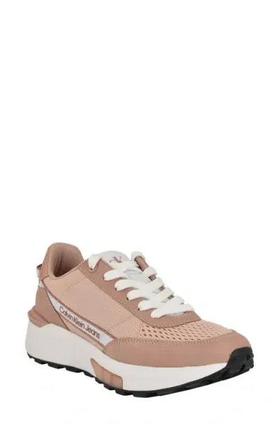 Calvin Klein Khalli Sneaker In Light Pink,white