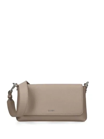 Calvin Klein Logo Crossbody Bag In Neutrals