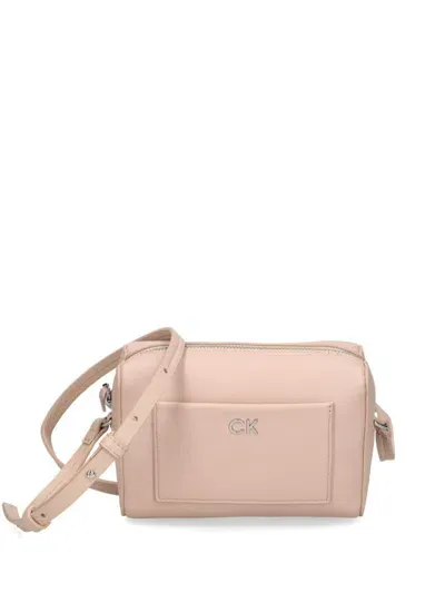 Calvin Klein Logo Crossbody Bag In Pink