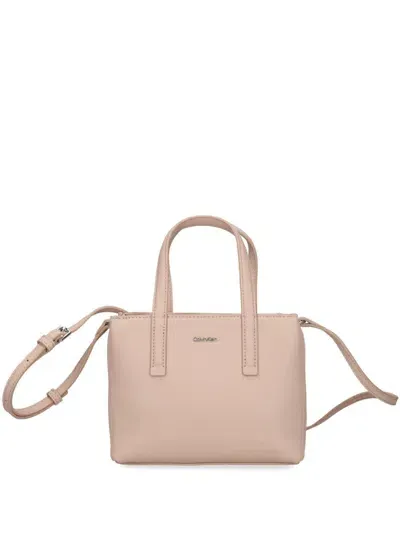 Calvin Klein Logo Crossbody Bag In Pink