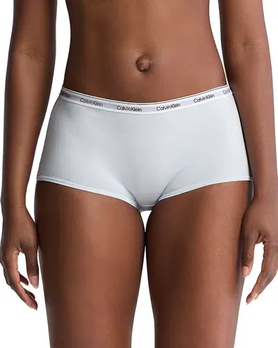 Calvin Klein Modern Logo Boyshorts In Plein Air