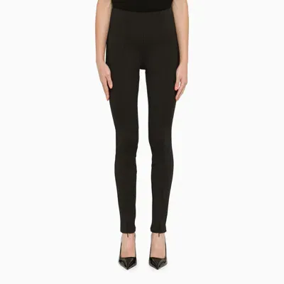 Calvin Klein Black Leggings With Zip