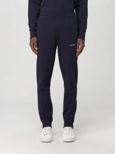 Calvin Klein Pants  Men Color Blue In Blau