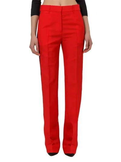 Calvin Klein Pants With Side Bands In Red