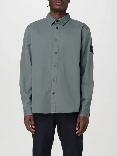 Calvin Klein Shirt  Men Color Grey In Grau