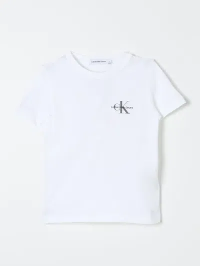 Calvin Klein T-shirt  Kids Color White In Weiss