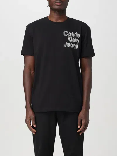 Calvin Klein T-shirt  Men Color Black In Schwarz