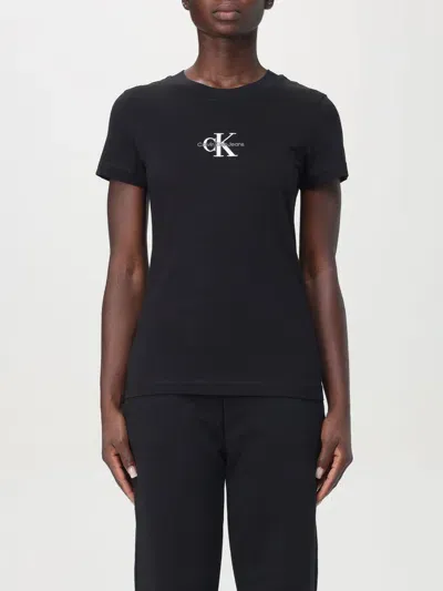 Calvin Klein T-shirt  Woman Color Black In Schwarz