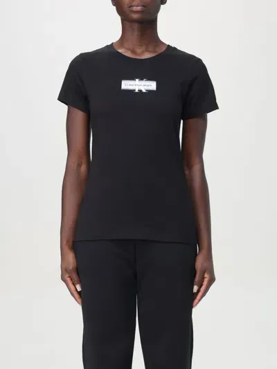 Calvin Klein T-shirt  Woman Color Black In Schwarz