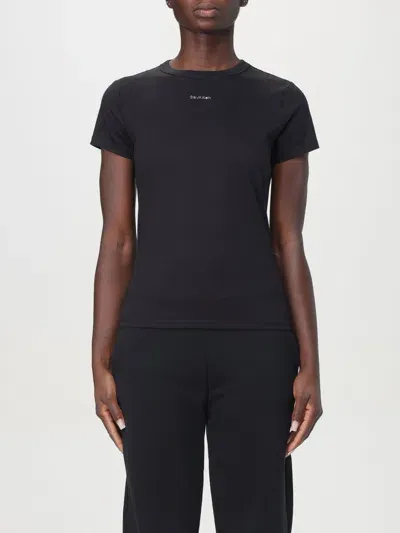 Calvin Klein T-shirt  Woman Color Black In Schwarz