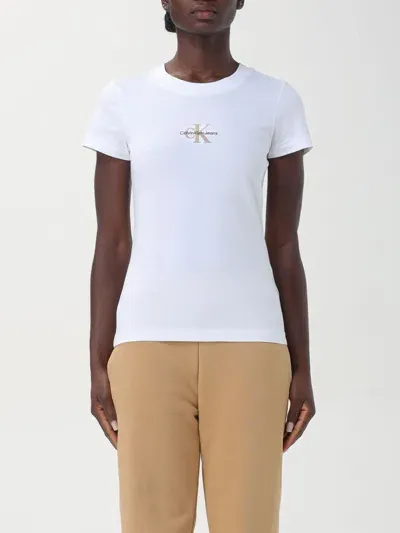 Calvin Klein T-shirt  Woman Color White In Weiss