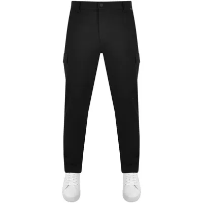 Calvin Klein Tapered Fit Cargo Trousers Black