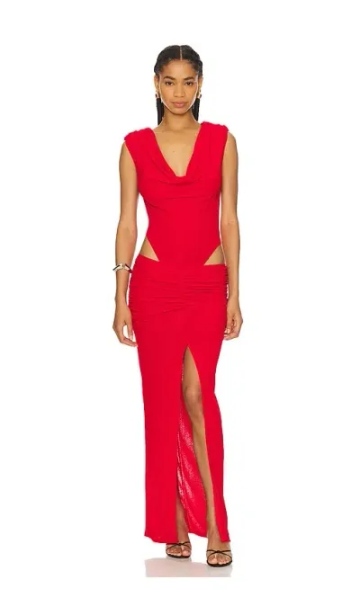 Camila Coelho Caminho Maxi Dress In Red