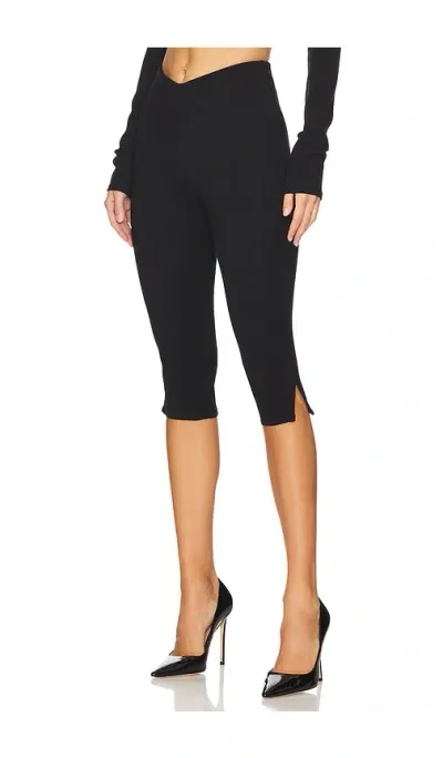 Camila Coelho Ileana Capri Pant In Black