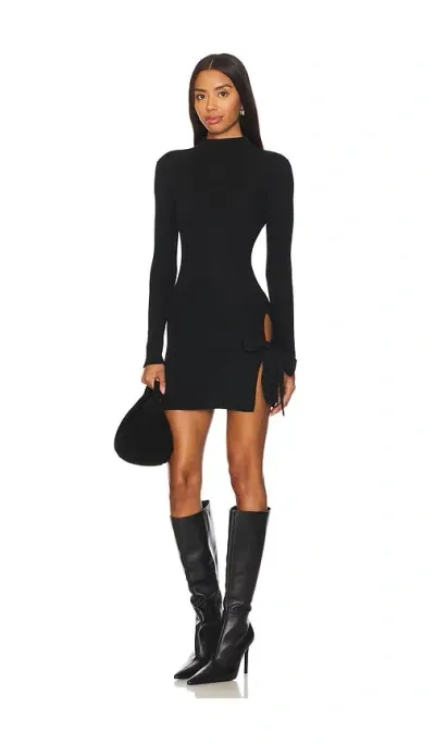 Camila Coelho Yvonne Mini Dress In Black