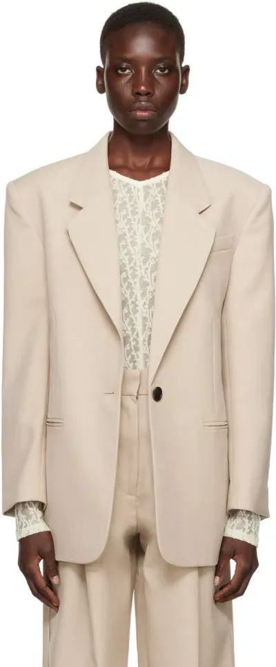 Camilla And Marc Beige Rhett Blazer In L00 Stone