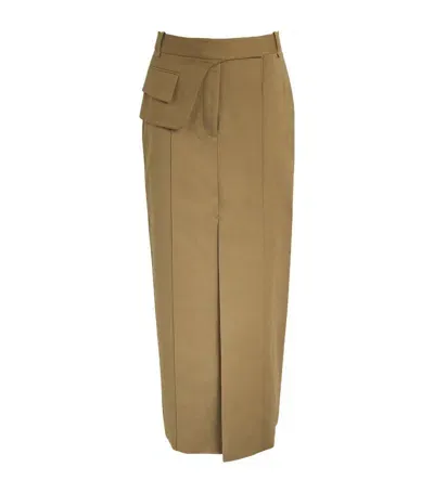 Camilla And Marc Madero Maxi Skirt In Green