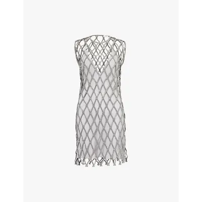 Camilla And Marc Rococo Mini Dress In Silver