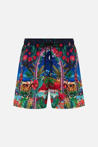 Camilla Mid Length Boardshort Midnight Muses In Multi