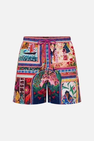 Camilla Mid Length Boardshort Roeqiyas Realm In Multi