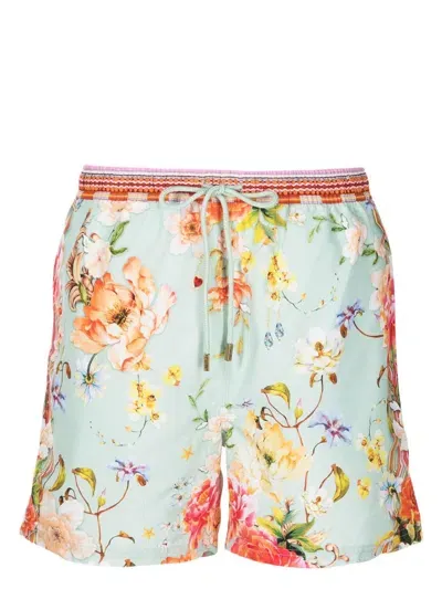 Camilla Talk The Walk Swim Shorts In Green