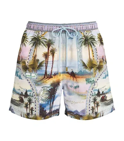 Camilla Valley Of The Queens Shorts In Multi