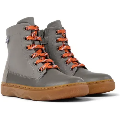 Camper Kids' Ankle Boots For Girls In Grey