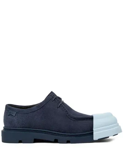 Camper Junction Contrasting-toecap Loafers In Blau