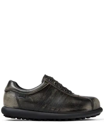 Camper Pelotas Ariel Leather Sneakers In 褐色