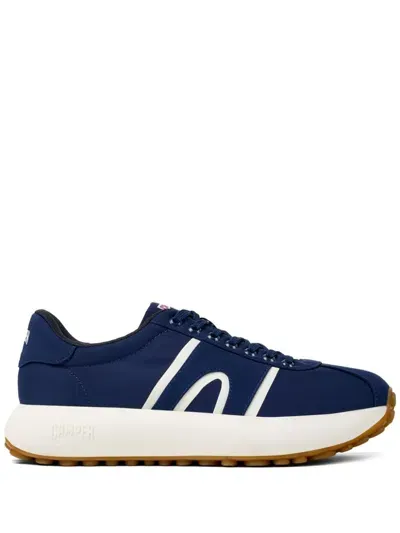 Camper Pelotas Athens Round-toe Lace-up Sneakers In Blue