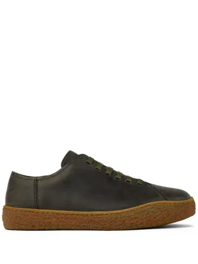 Camper Peu Terreno Nubuck Leather Sneakers In 绿色