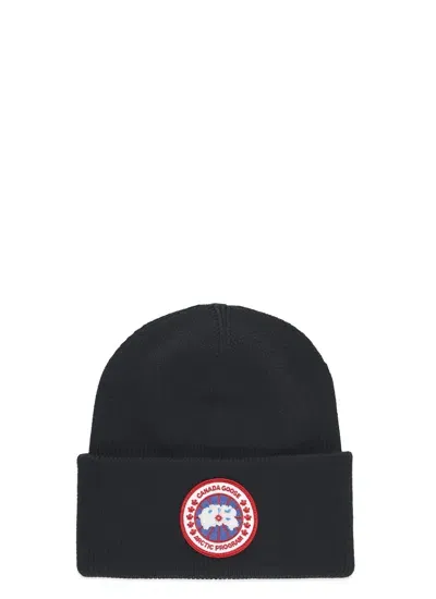 Canada Goose Arctic Toque Beanie Cap In Black