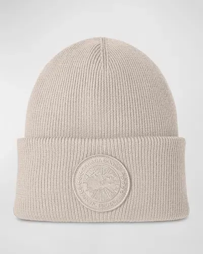 Canada Goose Arctic Toque Wool Knit Beanie In Lucent Rose