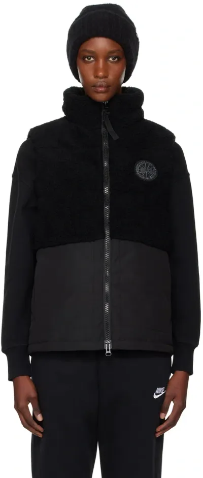 Canada Goose Black 'black Label' Elora Down Vest In 61 Black