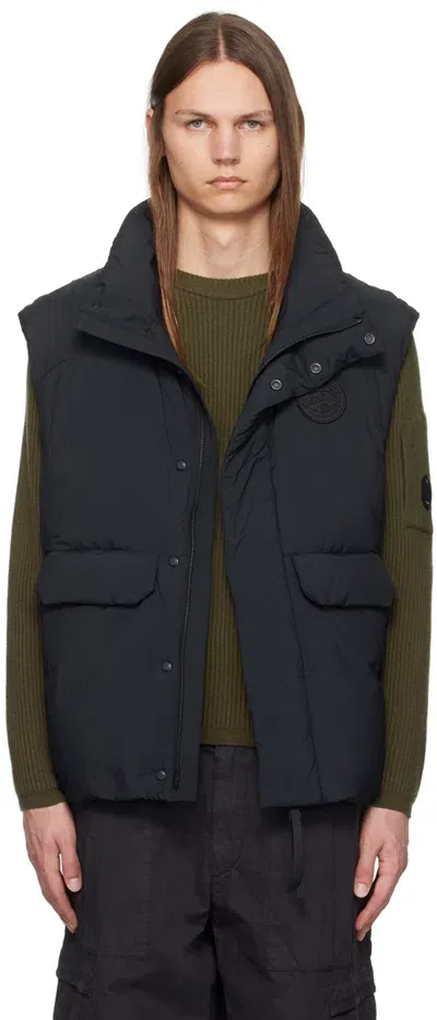 Canada Goose Black Wilu Down Vest In Black - Noir