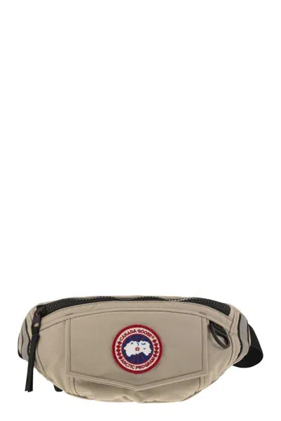 Canada Goose Bum Bag With Patch And Logo In Grey