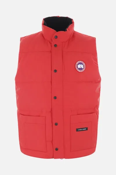 Canada Goose Logo-patch Vest In Rot