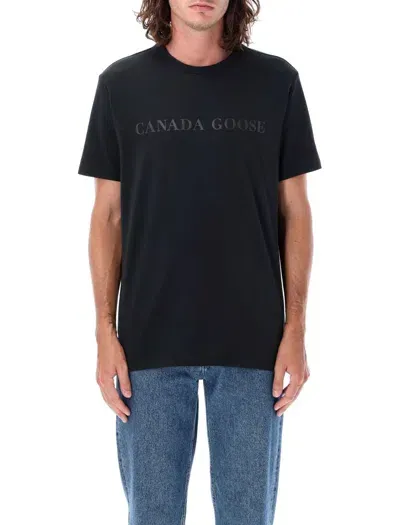 Canada Goose Emersen   Crewneck T-shirt In Black