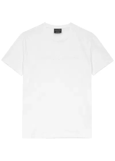 Canada Goose Emersen Logo Cotton T-shirt In White