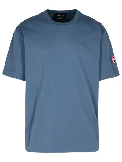 Canada Goose Gladstone Light Blue Cotton T-shirt