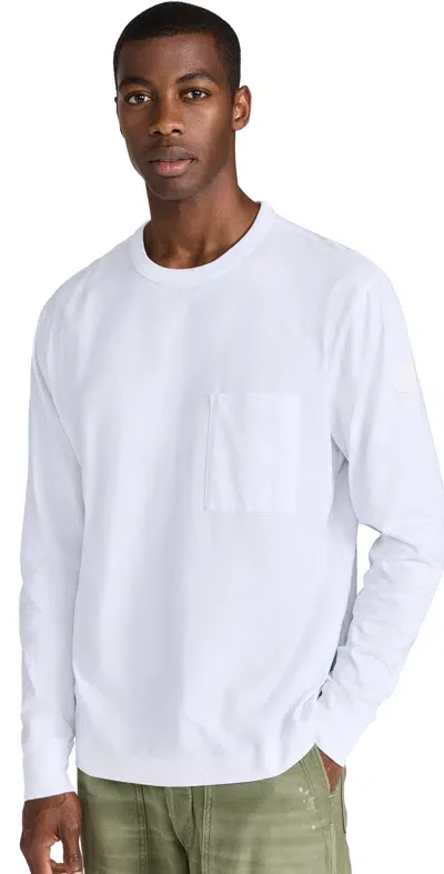 Canada Goose Gladstone Long Sleeve T-shirt White - Blanc