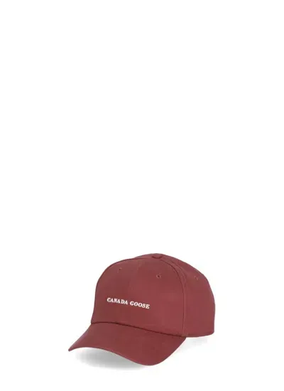 Canada Goose Hats Bordeaux In Red